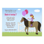 Free Printable Horse Birthday Party Invitations FREE Invitation