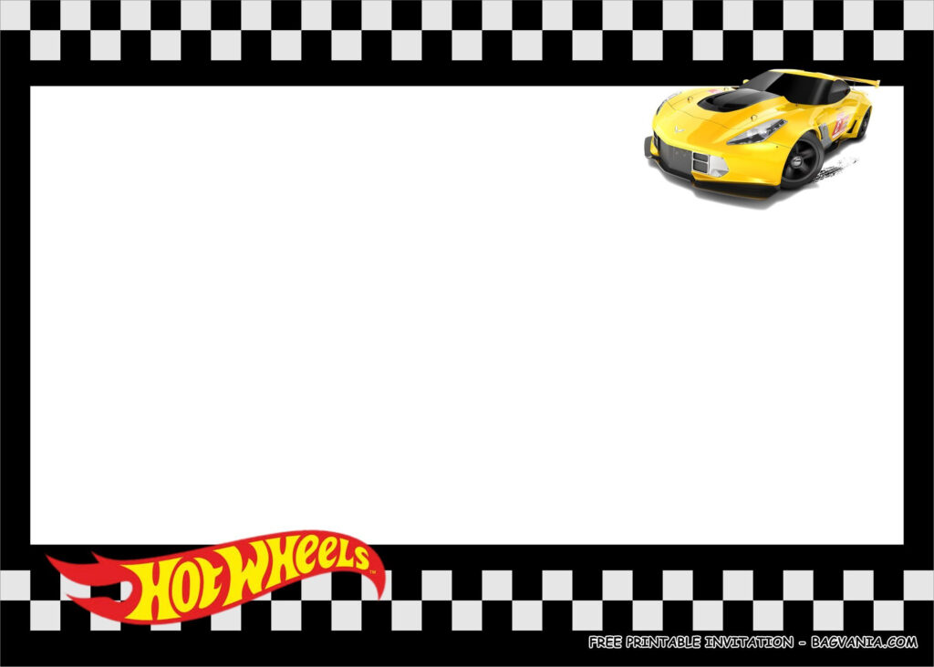  Free Printable Hot Wheels Birthday Party Kits Template Hot Wheels 