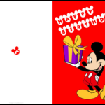 Free Printable Mickey Mouse Birthday Cards
