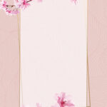 FREE Printable Pink Flower Birthday Invitation Templates DREVIO