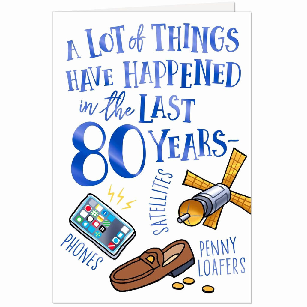 Funny Thank You Ecards Beautiful A Lot Has Happened Funny 80th Birthday 