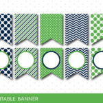Green Party Banner Green Banner Green Birthday Banner Green Baby Shower