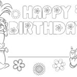 Happy Birthday Coloring Card New Collection 2020 Free Printable
