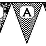 Instant Download Black And White Happy Birthday Printable