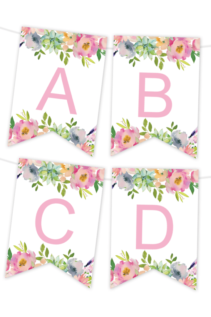 Jibstay View 29 View Happy Birthday Banner Letters Editable 
