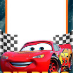 Lightning McQueen Invitation Template Free Cars Invitation Cars