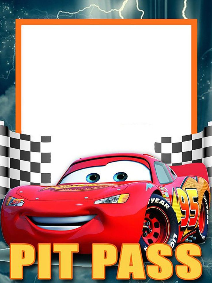 Lightning McQueen Invitation Template Free Cars Invitation Cars 