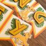 Lion King Name Banner Lion King Birthday Banner Lion King Etsy In
