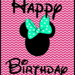 Minnie Minnie Mouse Party Happy Birthday Disney Minnie Mouse Halloween