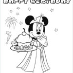 Minnie Mouse Birthday Coloring Pages At GetColorings Free