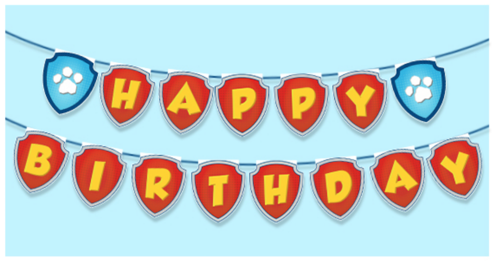 Paw Patrol Birthday