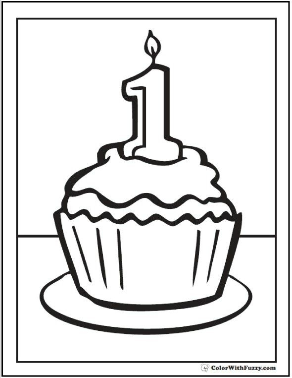 Pin By April Dikty Ordoyne On Cakes And Ice Cream Cupcake Coloring 