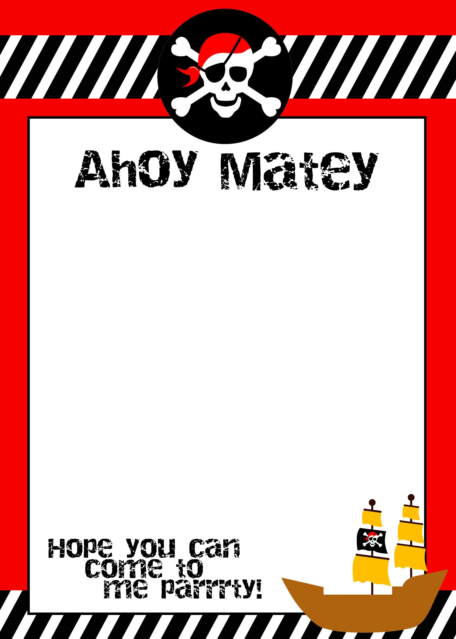 Pirate Birthday Party With FREE Printables How To Nest For Less