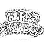 Printable Birthday Coloring Pages
