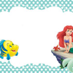 Printable Little Mermaid Invitation Card Little Mermaid Invitations