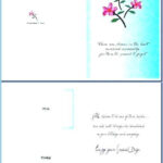 Quarter Fold Birthday Card Template Free Cards Design Templates