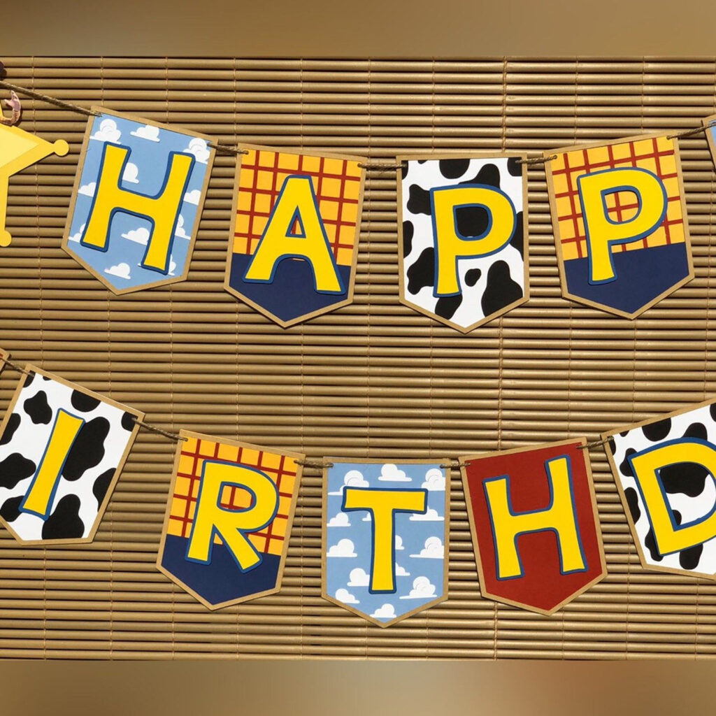 Toy Story Birthday Banner Toy Story Banner Woody Banner In 2020 Toy 